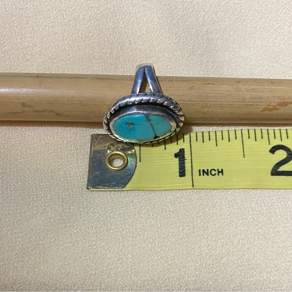 925 Sterling Silver Turquoise Ring - Picture 7 of 7